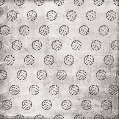 Stamping Station - Volleyball Shapes Paper
